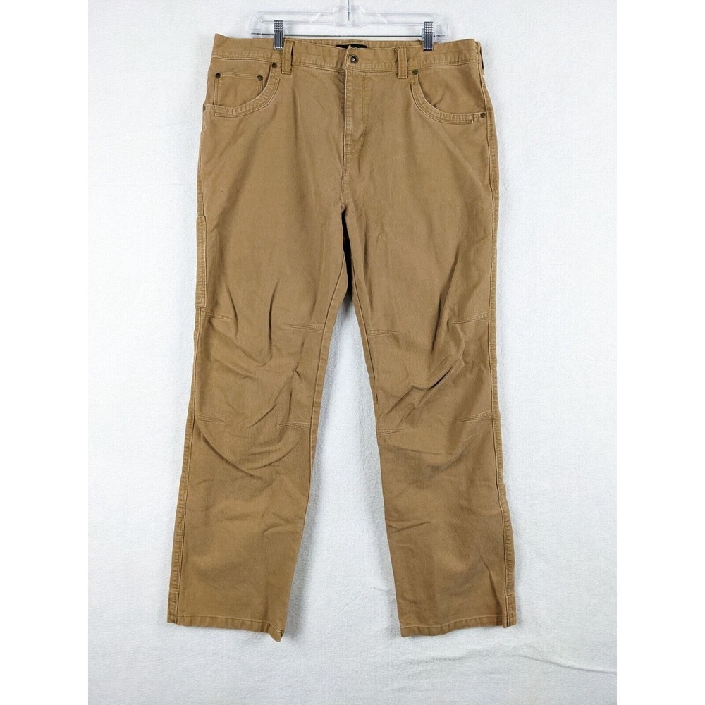 Eddie Bauer Mens Corduroy Pants Size 38 x 32 Cotton Brown